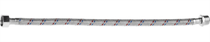 STAYER 1/2", 0.4 м, оплетка из нержавеющей стали, подводка гибкая для воды 51015-G/S-040 - фото 100243