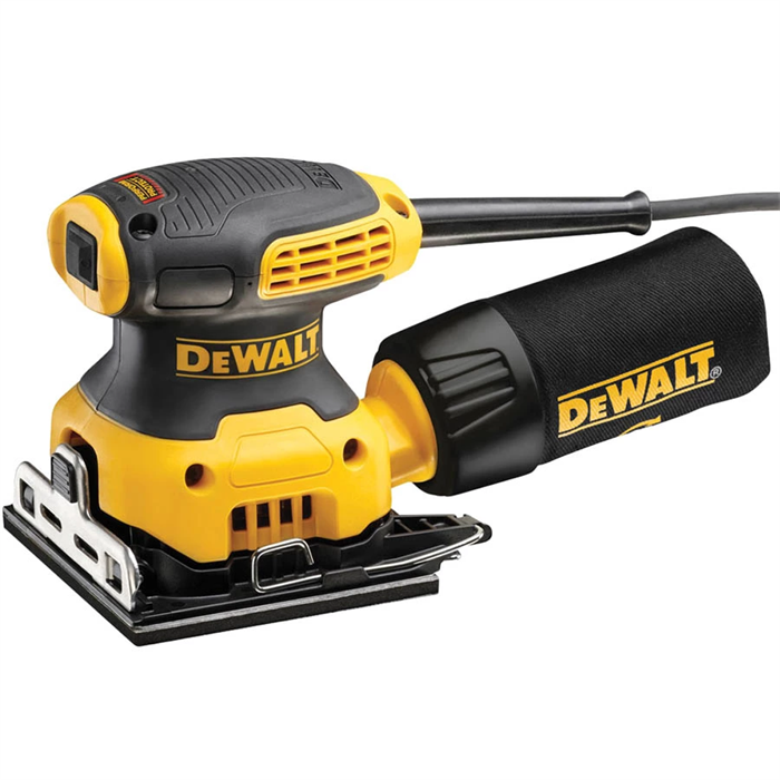 DeWALT 230 Вт, 14000 об/м, 140х115 мм, машинка шлифовальная плоская DWE6411 - фото 100413
