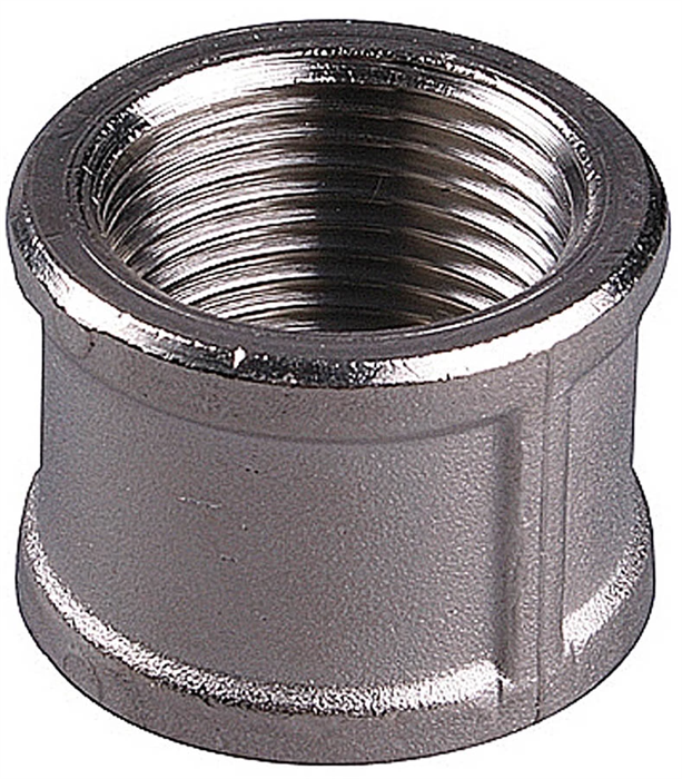 GENERAL FITTINGS 1", никелированная латунь, муфта 51091-1 - фото 100539