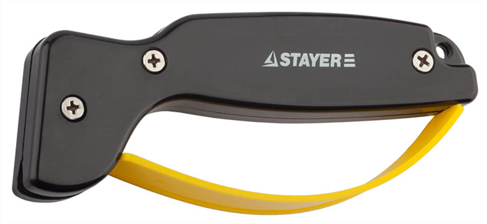 STAYER рабочая часть из карбида, точилка для ножей с защитой 47513 - фото 101046
