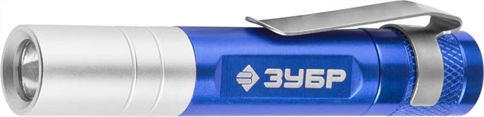 ЗУБР 1 LED, 1хААА, черный, фонарь светодиодный 56217 - фото 103179
