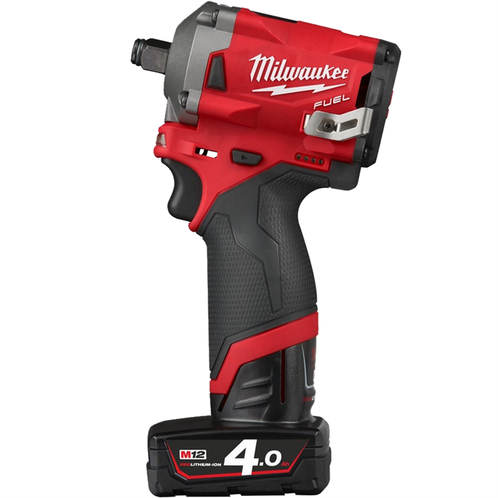 Гайковерт импульсный M12 FIWF12-422X FUEL (Li-Ion2/4Ач) субкомпактный MILWAUKEE 4933464616 - фото 103565