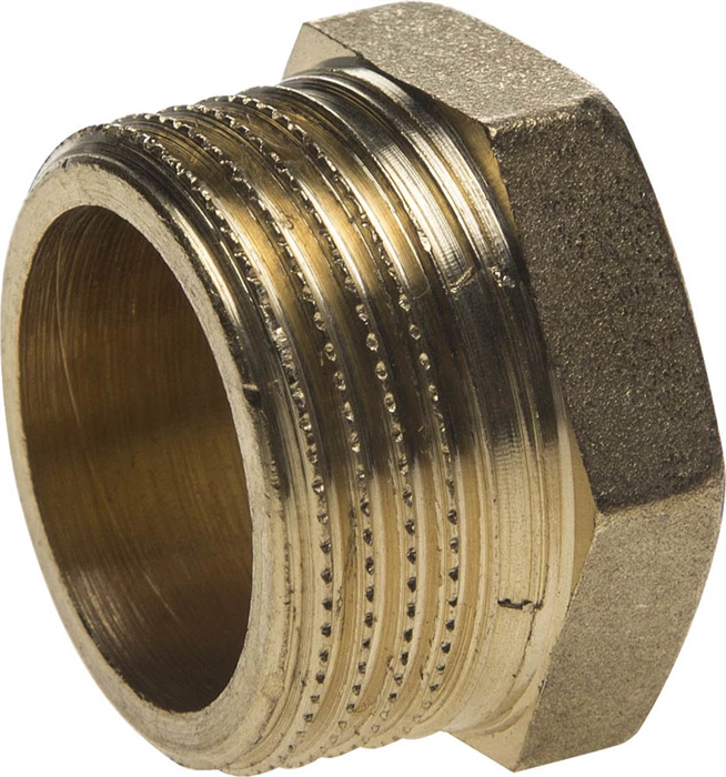 GENERAL FITTINGS 3/4", 6-ти гранная головка, "наружная резьба" заглушка 51098-S-3/4 - фото 107792