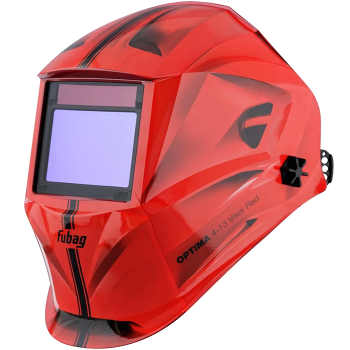 FUBAG 100х65 мм, 4-8/9-13 DIN, спец. пластик, маска электросварщика OPTIMA 4-13 Visor Red - фото 107875