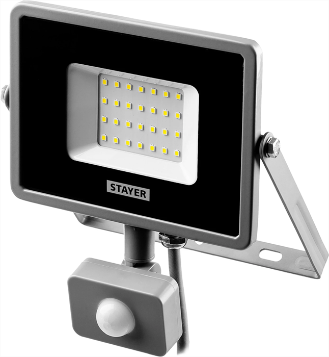 STAYER 30 Вт, LEDPro, датчик движения, прожектор светодиодный 57133-30 - фото 108287