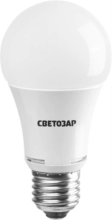 СВЕТОЗАР 10 Вт, Е27, 2700K, 220 В, лампа светодиодная "Super luxx" 44505-75_z01 - фото 108305