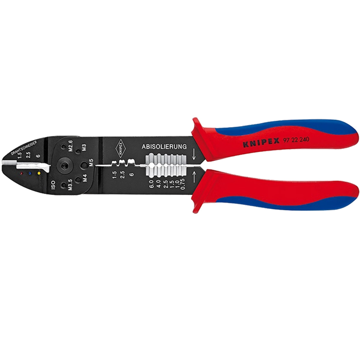 KNIPEX 240 мм, клещи зажимные для опрессовки KN-9722240 - фото 108577