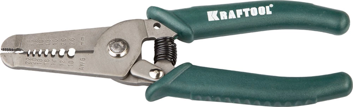 KRAFTOOL 0.6-2.6 мм, пассатижи для снятия изоляции PK-26 22660-15 - фото 108735