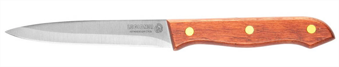LEGIONER 120 мм, деревянной ручка, нержавеющее лезвие, тип "Solo", нож универсальный GERMANICA 47837-S_z01 - фото 109375