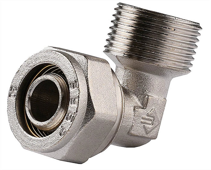 ЗУБР 1/2"х20х2 мм, "цанга-штуцер", уголок с наружной резьбой 51409-20-1/2 - фото 110329