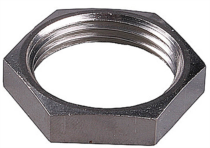 GENERAL FITTINGS 1/2", никелированная латунь, контргайка 51095-1/2 - фото 110446