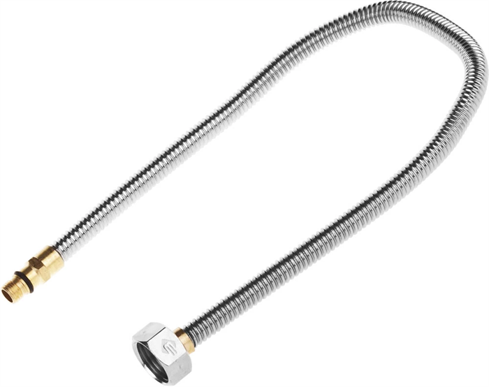 ЗУБР  1/2", 0,5 м, сильфонная из нержавеющей стали, для смесителя, укороченная подводка 51012-050 - фото 110466