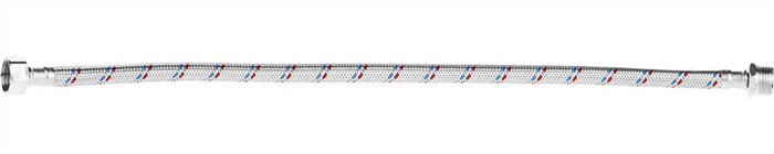 STAYER 1/2", 0.5 м, оплетка из нержавеющей стали, подводка гибкая для воды 51015-G/S-050 - фото 110467