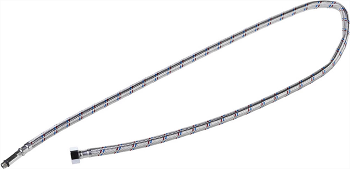 STAYER 1/2", 1.2 м, оплетка из нерж. стали, удлиненная для воды к смесителям, подводка гибкая 51017-120 - фото 110524