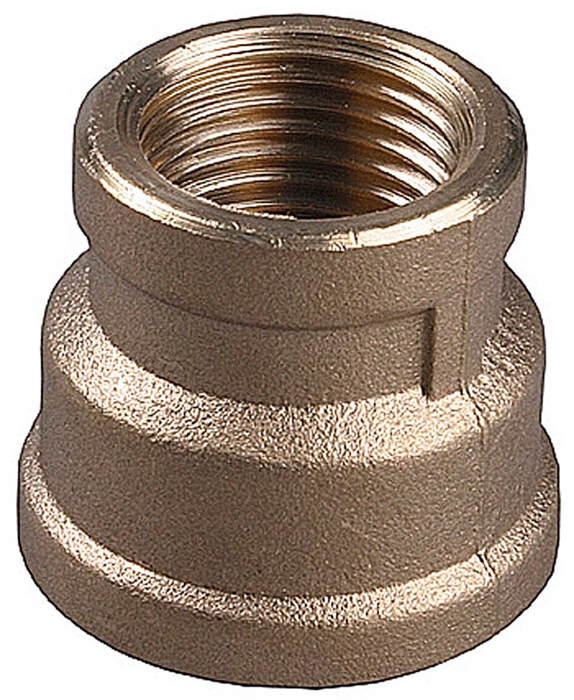 GENERAL FITTINGS 1/2"х3/4", латунь, муфта переходная 51094-1/2-3/4 - фото 110526