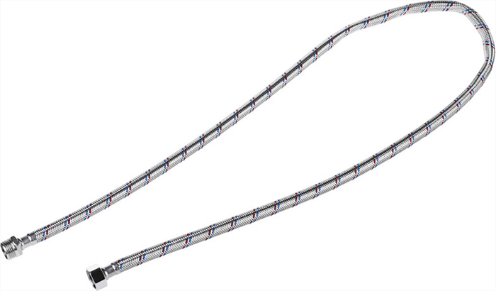 STAYER 1/2", 1.2 м, оплетка из нержавеющей стали, подводка гибкая для воды 51015-G/S-120 - фото 110599
