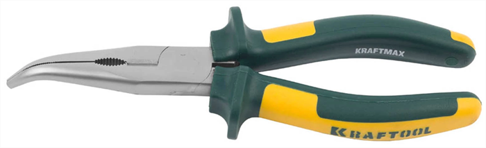 KRAFTOOL 200 мм, тонкогубцы изогнутые KRAFT-MAX 22011-4-20 - фото 110607