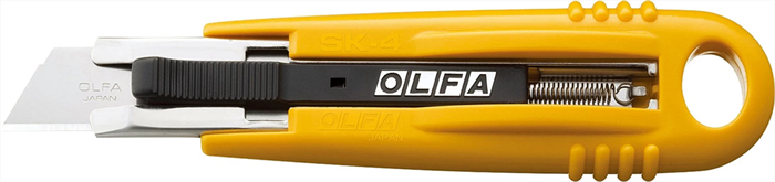 OLFA 17.5 мм, нож с выдвижным лезвием и возвратной пружиной OL-SK-4 - фото 110743