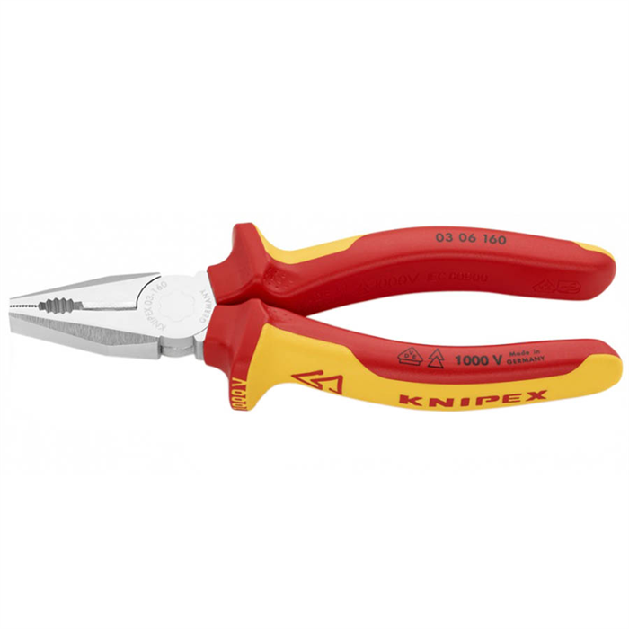 KNIPEX 160 мм, плоскогубцы KN-0306160 - фото 111170