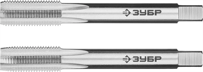 ЗУБР М10 x 1.0 мм, Р6М5, машинно-ручные, комплект метчиков 4-28007-10-1.0-H2_z01 Профессионал - фото 111427