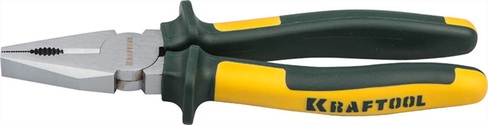 KRAFTOOL 180 мм, Cr-Mo, плоскогубцы комбинированные KRAFT-MAX 22011-1-18 - фото 111442