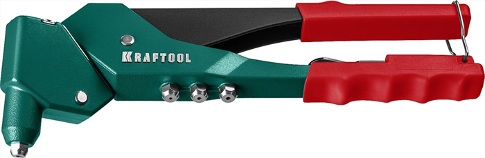 KRAFTOOL заклепки 2.4-4.8 мм, заклепочник поворотный RX-360 31176 - фото 111684