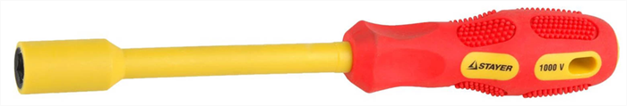 STAYER MAX-GRIP 9x125мм, отвертка диэлектрическая 25829-09-125 G - фото 111908