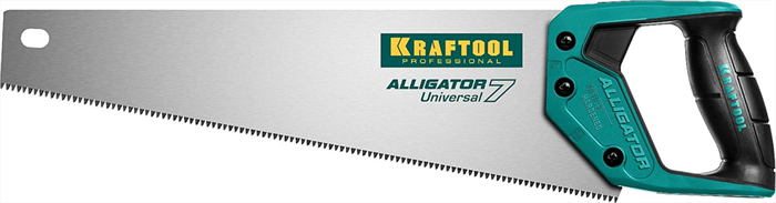 KRAFTOOL 7 TPI, 400 мм, ножовка универсальная Alligator 7 15004-40_z01 - фото 111926