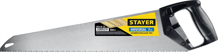 STAYER 7 TPI, 500мм, ножовка универсальная (пила) Universal 15050-50_z03 - фото 111997