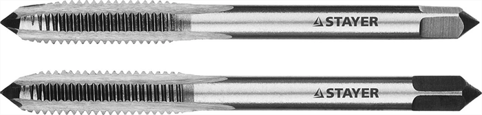 STAYER M6 х 1.0 мм, 2 шт., комплект метчиков MaxCut 28025-06-1.0-H2 - фото 112152