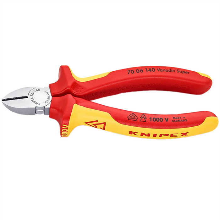 KNIPEX 140 мм, кусачки боковые (бокорезы) KN-7006140 - фото 112990