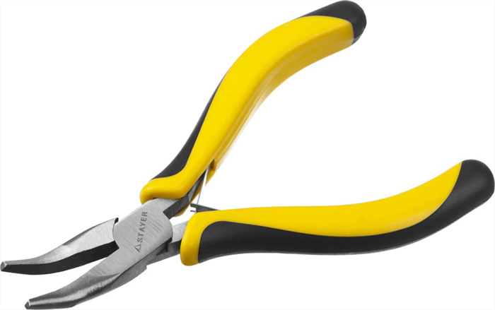 STAYER 120 мм, тонкогубцы изогнутые TopGrip 2218-3_z01 - фото 112994