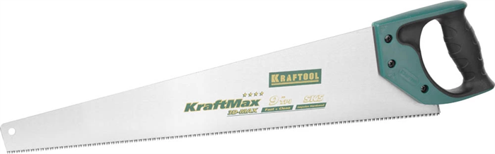 KRAFTOOL 9TPI, 550 мм, ножовка универсальная (пила) KraftMax-9 15220-55 - фото 113179