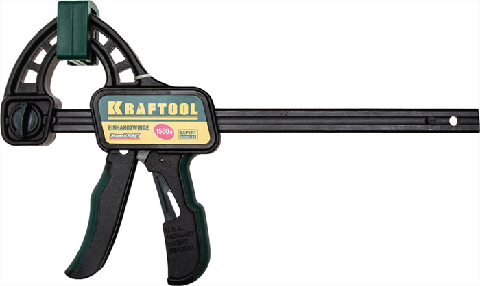 KRAFTOOL 150/350 мм, струбцина ручная пистолетная EcoKraft 32226-15 - фото 113774