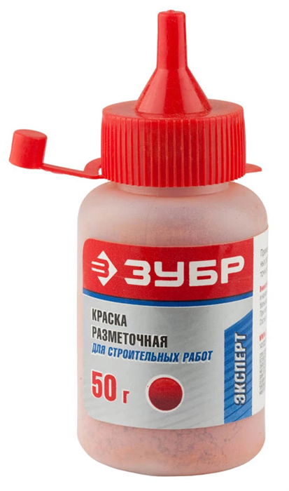 ЗУБР 50 гр., красная, краска разметочная красная 4-06405-2_z01 - фото 114149