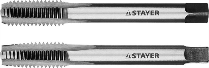 STAYER M10 х 1.5 мм, 2 шт., комплект метчиков MaxCut 28025-10-1.5-H2 - фото 114190