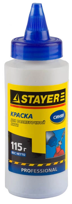 STAYER 115 гр., синяя, краска для малярных шнуров 2-06401-1_z01 - фото 114315