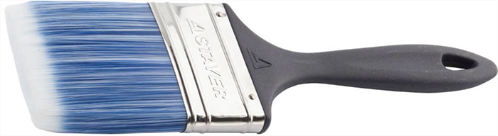 STAYER 75 мм, 3", искусственная щетина, пластмассовая ручка, кисть плоская AQUA-EURO 01082-75 - фото 114380