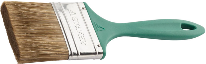 STAYER 75 мм, 3", щетина смешанная, пластмассовая ручка, кисть плоская LASUR-EURO 01081-75 - фото 114652