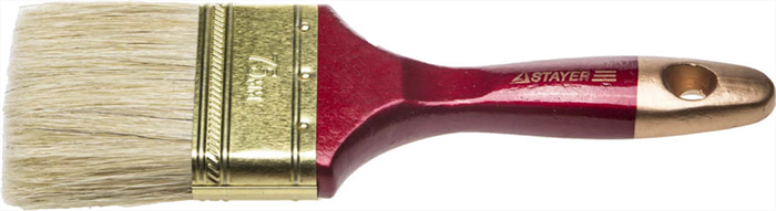 STAYER 75 мм, 3", щетина натуральная светлая, кисть плоская UNIVERSAL-PROFI 0104-075 - фото 115178