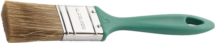 STAYER 38 мм, 1.5", щетина смешанная, пластмассовая ручка, кисть плоская LASUR-EURO 01081-38 - фото 115262