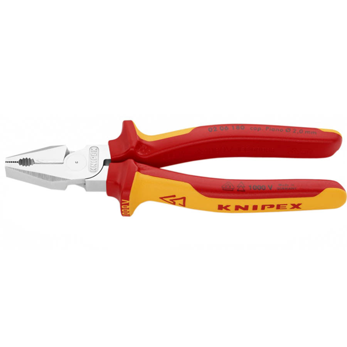 KNIPEX 180 мм, плоскогубцы силовые KN-0206180 - фото 115304