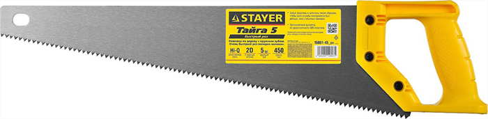 STAYER 5 TPI, 450 мм, ножовка ударопрочная 15061-45_z01 - фото 116430