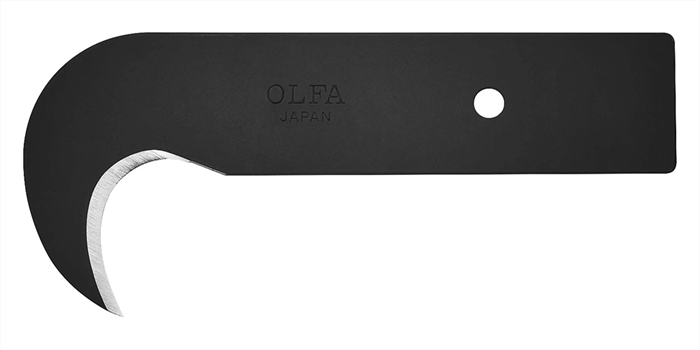 OLFA 90х39.5х0,8 мм, лезвие-крюк для ножа OL-HOB-1 - фото 116442