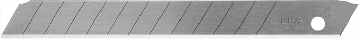 OLFA 9 х 80 х 0.38 мм, лезвия сегментированные OL-AB-50S - фото 117909