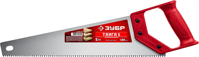 ЗУБР 5 TPI, 400 мм, ножовка для быстрого реза ТАЙГА-5 15083-40 - фото 119050
