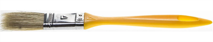 STAYER 25 мм, 1", натуральная светлая щетина, пластмассовая ручка, кисть плоская UNIVERSAL 0107-25 - фото 119761