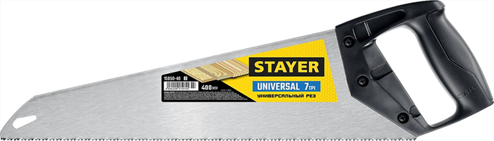 STAYER 7 TPI, 400мм, ножовка универсальная (пила) Universal 15050-40_z03 - фото 119888