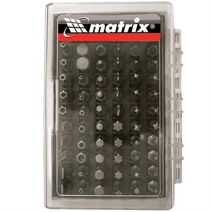 MATRIX 61 шт, CrV, набор бит с магнитным держателем 11387 - фото 121292
