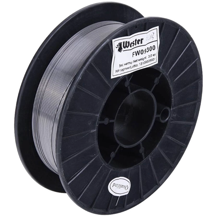 WESTER d 0,9 мм, 3 кг, флюсовая, проволока сварочная FW 09300 - фото 121904